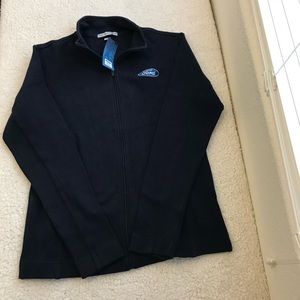 FORD thick navy zip up